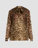 Dolce & Gabbana Women's Leopard Print Silk Tie Blouse - 1