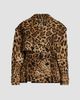 Dolce & Gabbana Women's Leopard Short Trench Coat - 1