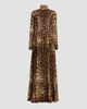 Dolce & Gabbana Women's Leopard Silk Charmeuse Maxi Dress - 1