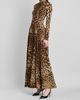 Dolce & Gabbana Women's Leopard Silk Charmeuse Maxi Dress - 4