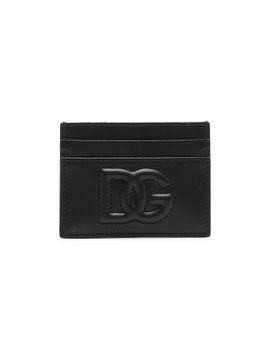 Dolce & Gabbana Women's Logo-Embossed Leather Card Case