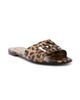 Dolce & Gabbana Women's Logo Cut Out Leopard-Print Leather Sandals - 2