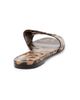 Dolce & Gabbana Women's Logo Cut Out Leopard-Print Leather Sandals - 3