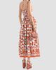 Dolce & Gabbana Women's Majolica-Print Cotton Poplin Midi Dress - 3