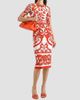 Dolce & Gabbana Women's Majolica Silk-Blend Midi Dress - 2