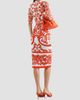 Dolce & Gabbana Women's Majolica Silk-Blend Midi Dress - 3
