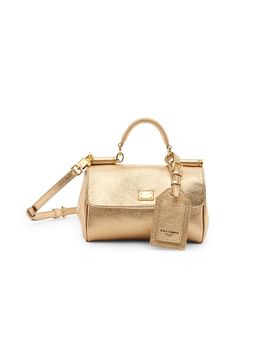 Dolce & Gabbana Women's Metallic Top Handle Bag