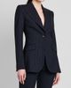 Dolce & Gabbana Women's Pinstriped Stretch Virgin-Wool Single-Breasted Blazer - 4