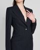 Dolce & Gabbana Women's Pinstriped Stretch Virgin-Wool Single-Breasted Blazer - 5