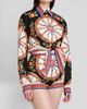 Dolce & Gabbana Women's Printed Cotton Tie-Front Shirt - 4