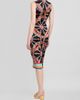 Dolce & Gabbana Women's Printed Satin Sheath Midi Dress - 3