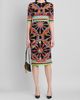 Dolce & Gabbana Women's Printed Stretch Silk Midi Dress - 2