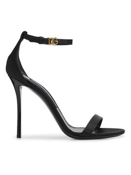 Dolce & Gabbana Women's Raso 105MM Stiletto-Heel Satin Sandals