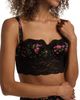Dolce & Gabbana Women's Rose Lace-Trim Longline Balconette Bra - 5