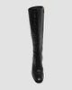 Dolce & Gabbana Women's Round Toe 90MM Leather Knee-High Boots - 5