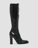 Dolce & Gabbana Women's Round Toe 90MM Leather Knee-High Boots - 7