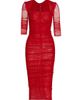 Dolce & Gabbana Women's Ruched Tulle Midi-Dress - 1