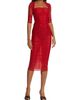 Dolce & Gabbana Women's Ruched Tulle Midi-Dress - 3
