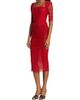 Dolce & Gabbana Women's Ruched Tulle Midi-Dress - 4