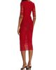 Dolce & Gabbana Women's Ruched Tulle Midi-Dress - 5