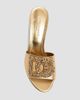 Dolce & Gabbana Women's SGX D & G Cutout Leather Sandals - 4