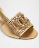 Dolce & Gabbana Women's SGX D & G Cutout Leather Sandals - 5