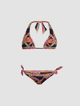 Dolce & Gabbana Women's St. Carretto Printed Bikini