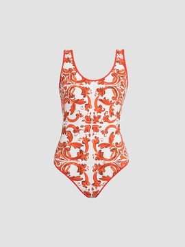 Dolce & Gabbana Women's St. Maiolica One-Piece Swimsuit