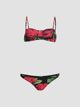 Dolce & Gabbana Women's St. Sicilia Printed Bikini