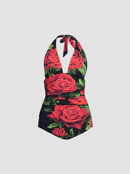 Dolce & Gabbana Women's St. Sicilia Retro One-Piece Swimsuit