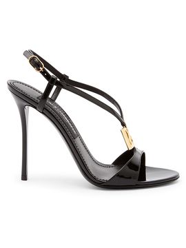 Dolce & Gabbana Women's Vernice 105MM Patent Leather Stiletto Sandals