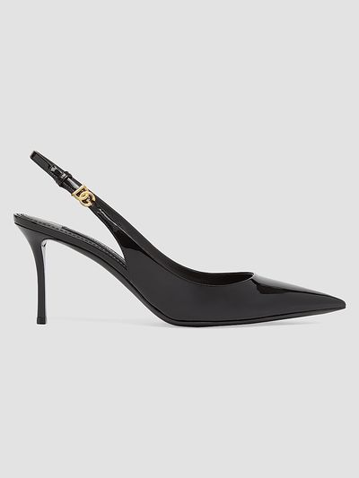 Dolce & Gabbana Women's Vernice 75MM Patent Leather Slingback Pumps