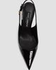 Dolce & Gabbana Women's Vernice 75MM Patent Leather Slingback Pumps - 4