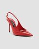 Dolce & Gabbana Women's Vernice 90MM Leather Stiletto Slingback Pumps - 2