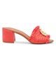 Dolce & Gabbana Women's Woven Logo Block-Heel Sandals - 1