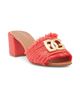Dolce & Gabbana Women's Woven Logo Block-Heel Sandals - 2