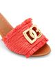 Dolce & Gabbana Women's Woven Logo Block-Heel Sandals - 4