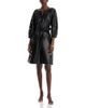 Dolce Cabo Dolce Cabo Faux Leather Belted Cutout Circle Dress - 1