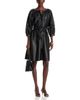 Dolce Cabo Dolce Cabo Faux Leather Belted Cutout Circle Dress - 2