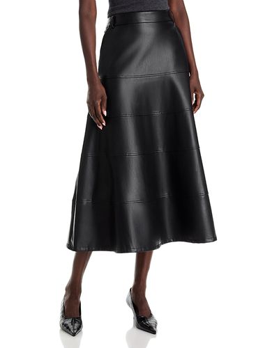 Dolce Cabo Dolce Cabo Faux Leather Full Circle Skirt
