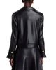 Dolce Cabo Dolce Cabo Faux Leather Ruffle Trim Jacket - 3