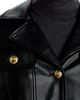 Dolce Cabo Dolce Cabo Faux Leather Ruffle Trim Jacket - 6