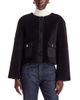Dolce Cabo Dolce Cabo Faux Shearling Collarless Jacket - 1
