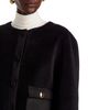 Dolce Cabo Dolce Cabo Faux Shearling Collarless Jacket - 4