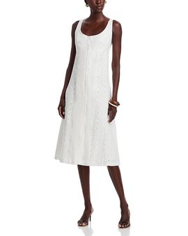 Dolce Cabo Dolce Cabo Linen Cotton Sleeveless Midi Dress