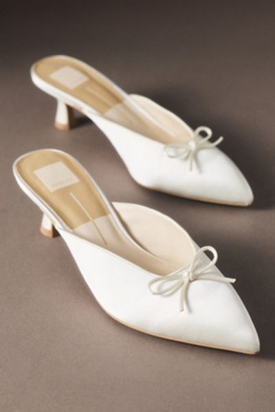 Dolce Vita Cleo Satin Mule Kitten Heels