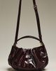 Dolce Vita Cocoa Leather Handbag - 1