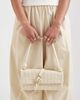 Dolce Vita Dolce Vita Alice woven shoulder bag with gold-tone hardware in cream-White - 1