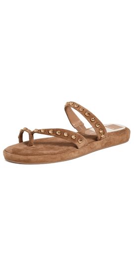 Dolce Vita Dolce Vita Amary Stud Sandals Light Brown Suede