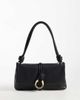 Dolce Vita Dolce Vita Amina leather shoulder bag with gold-tone hardware in black - 1